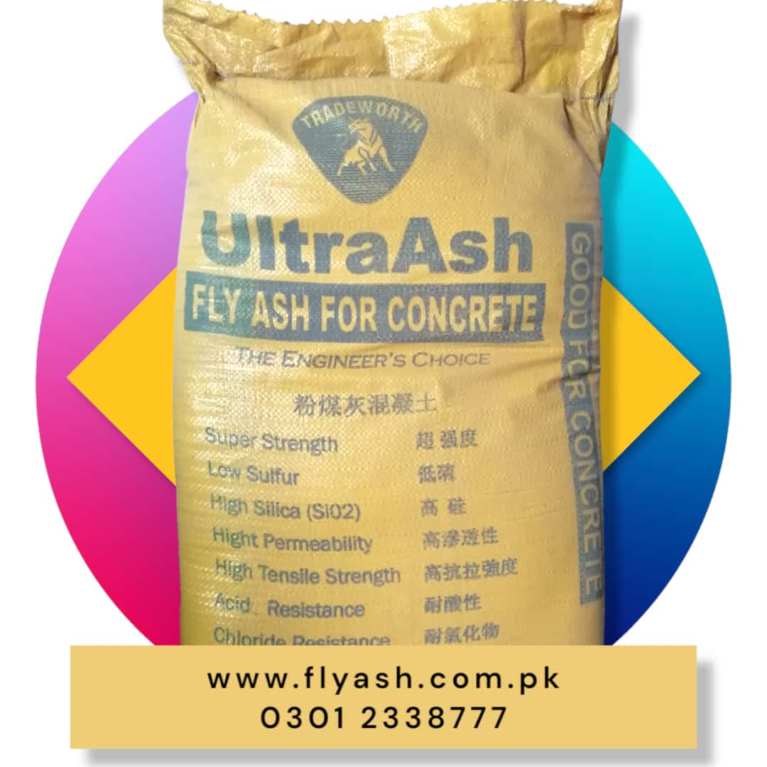 ULTRA ASH 50KG SACK Fly Ash for Concrete Bag